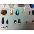 Piedras planas de las cuentas de cristal traseras para la joyería de Custome